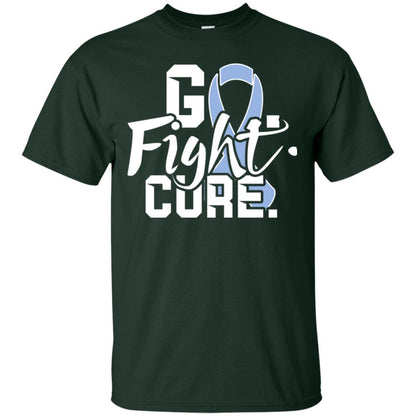 Stomach Cancer Go Fight Cure Periwinkle Ribbon Shirt Forest