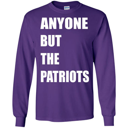 Anyone But The Patriots T-shirt Purple