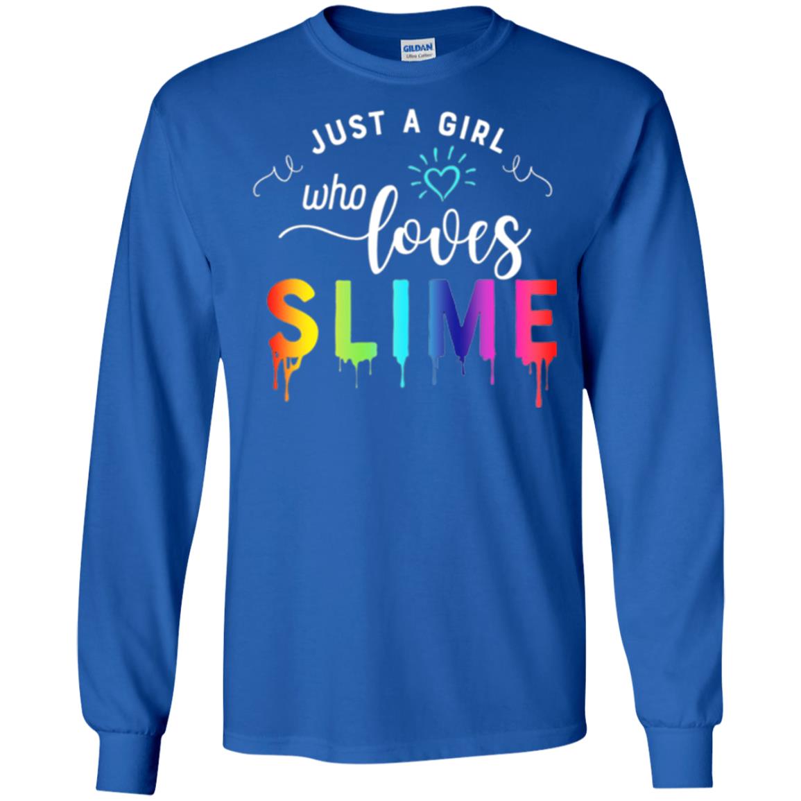 Slime Lover T-shirt Just A Girl Who Loves Slime Royal