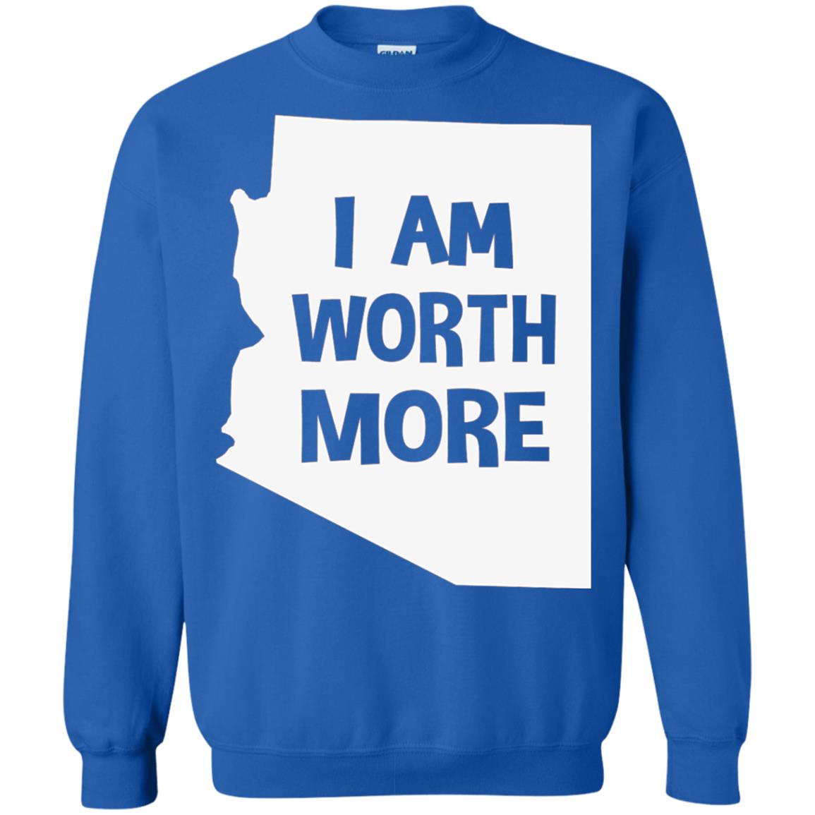 Arizona Teacher Shirt I Am Worth More Royal