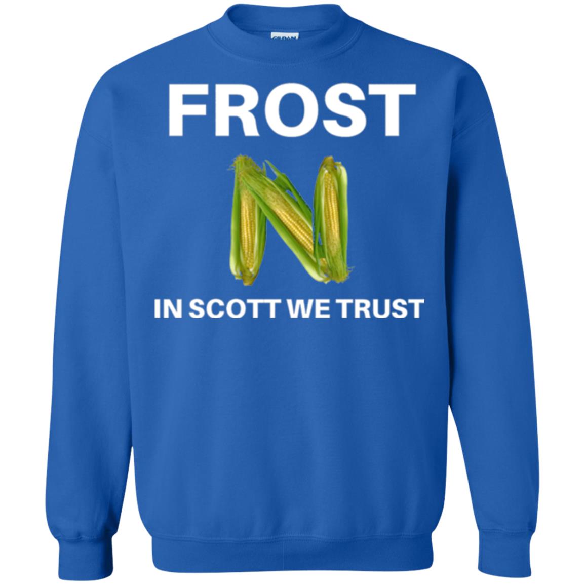 Frost Scott We Trust Nebraska Football Coach T-shirt Royal