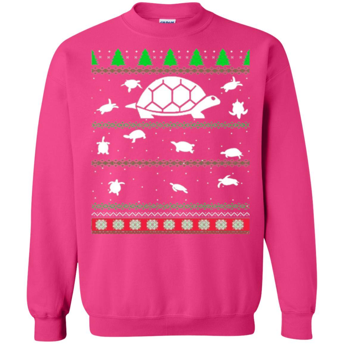 Christmas T-shirt Turtle Lover Merry Christmas Heliconia