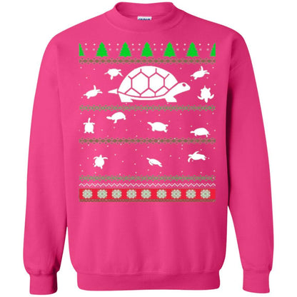 Christmas T-shirt Turtle Lover Merry Christmas Heliconia