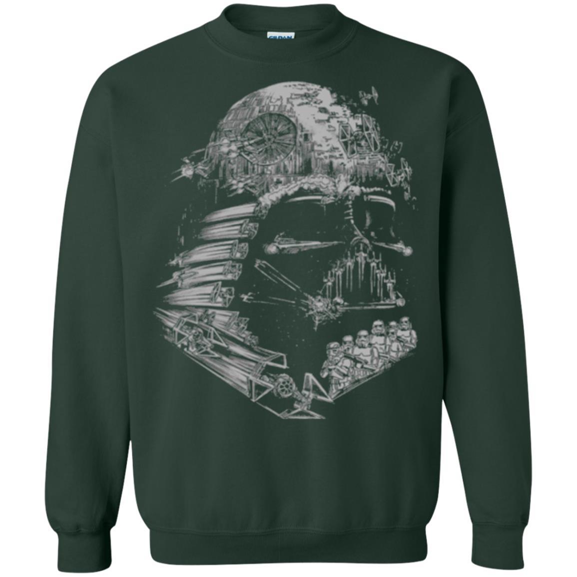 Film T-shirt Star Wars Darth Vader Build The Empire Graphic Forest Green