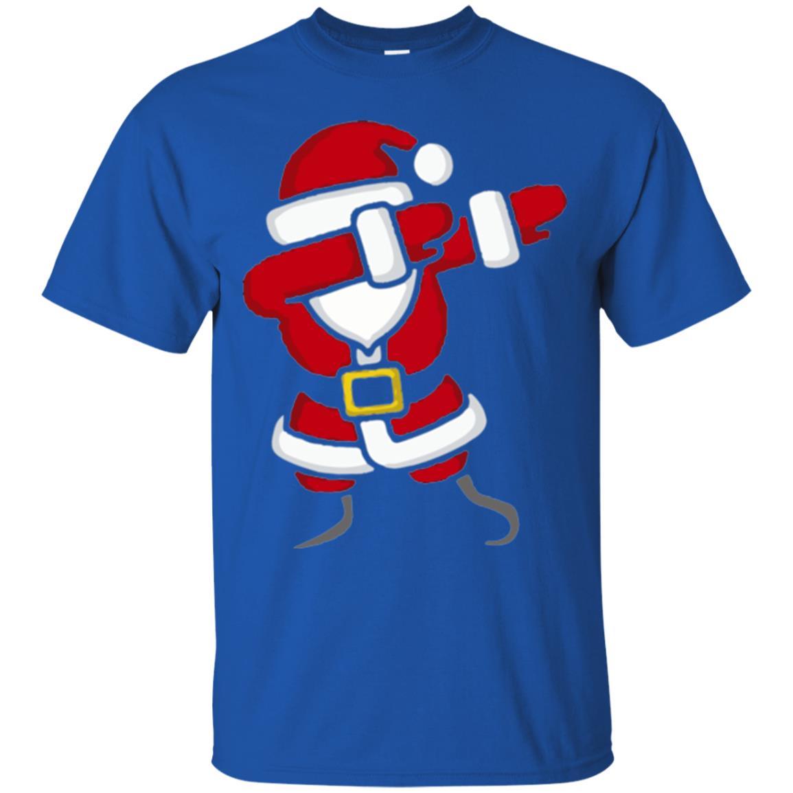 Christmas T-shirt Dabbing Santa Claus Royal