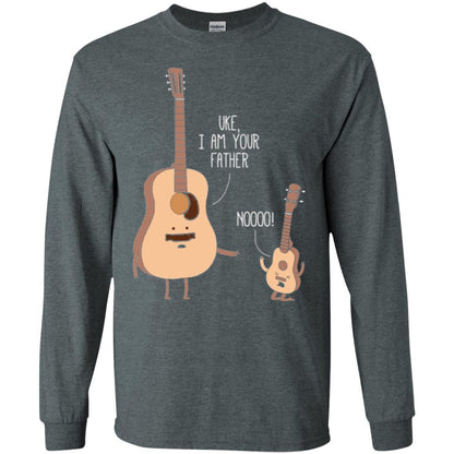 Musician T-shirt Uke I Am Your Father Dark Heather