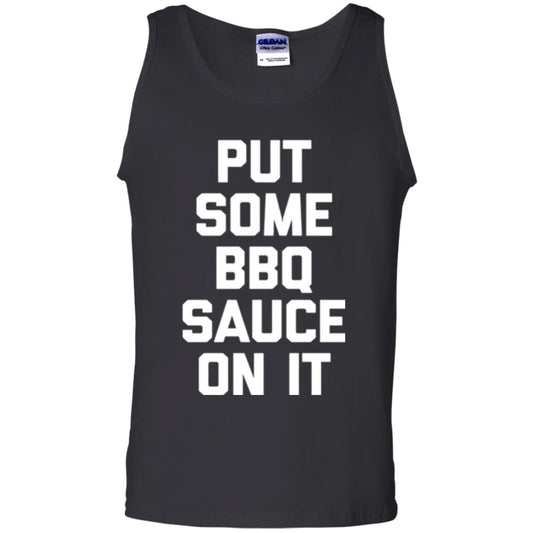 Barbecue Lovers T-shirt Put Some Bbq Sauce On It Black