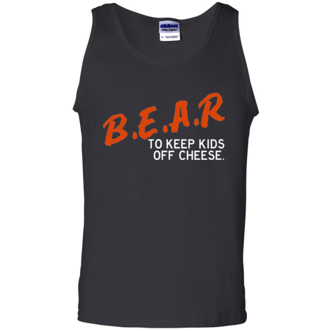 Chicago Football T-shirt B.e.a.r. To Keep Kids Off Cheese Black