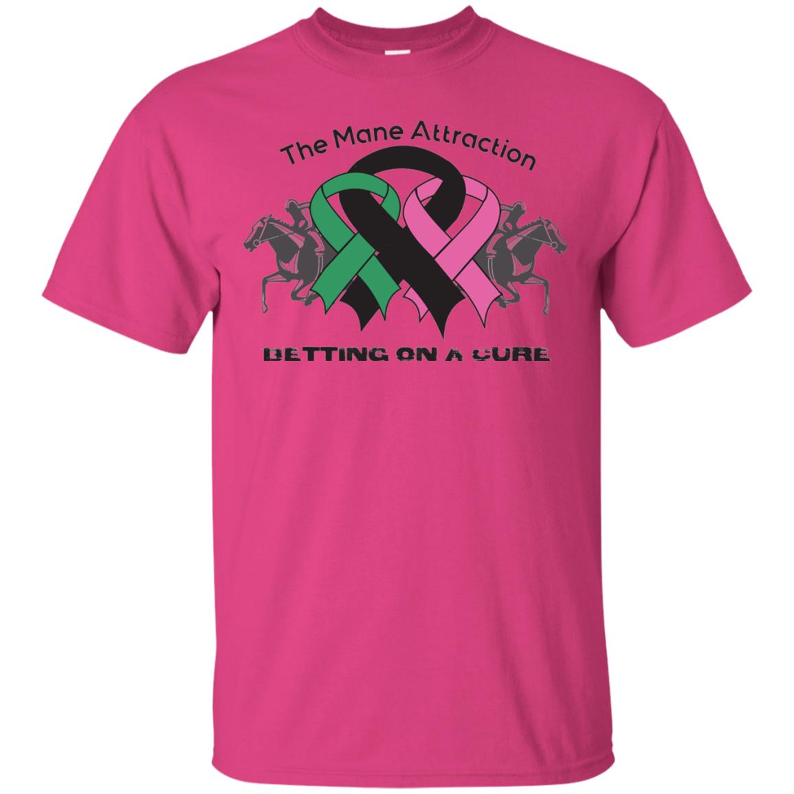 The Mane Attraction Cancer Betting On A Cure Shirt Heliconia