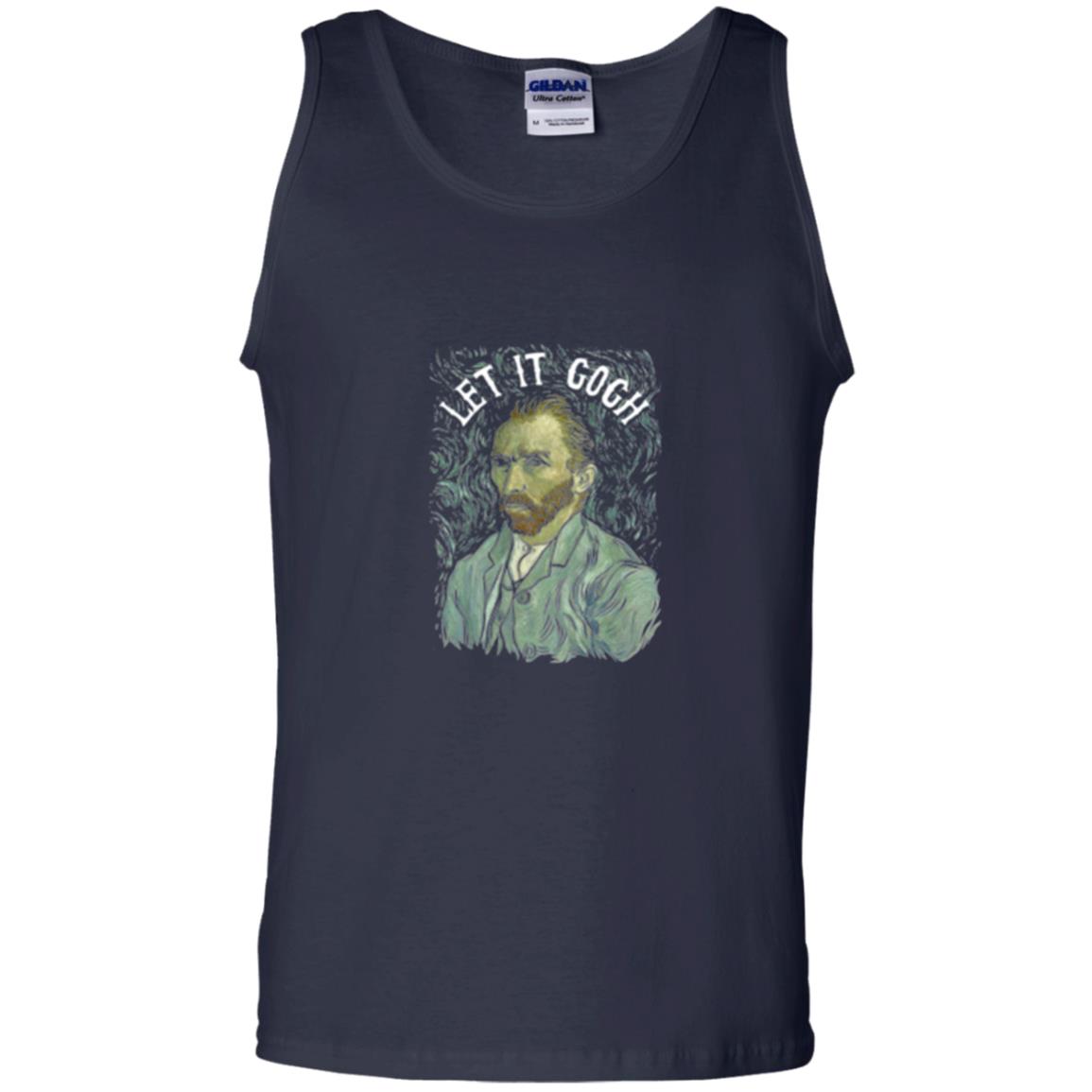 Artist T-shirt Vincent Van Let It Gogh Navy