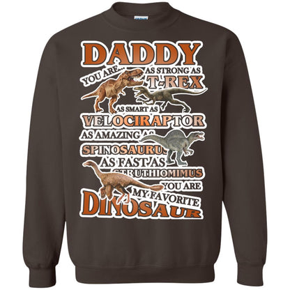 Daddy You Are My Favorite Dinosaur Shirt For Kids Dark Chocolate