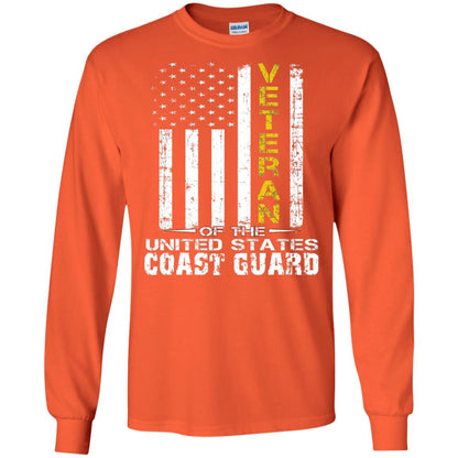 Veteran Of The United States Us Coast Guard Shirt Orange