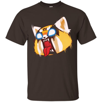 Aggretsuko Screaming Rage Tee Shirt Dark Chocolate