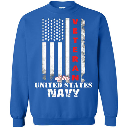 Armed Forces Us Navy Vintage Veteran T-shirt Royal