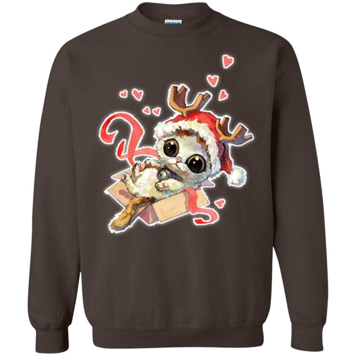 Cat Lover T-shirt Merry Christmas Dark Chocolate