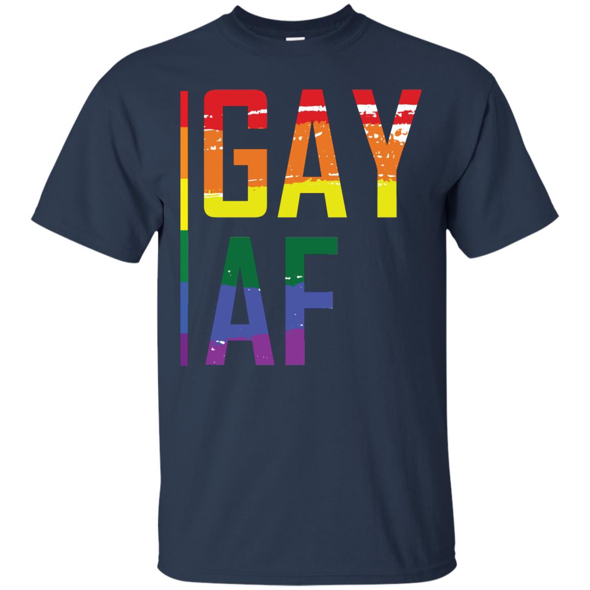 Gay Af Lgbt Pride Month 2018 Shirt Navy