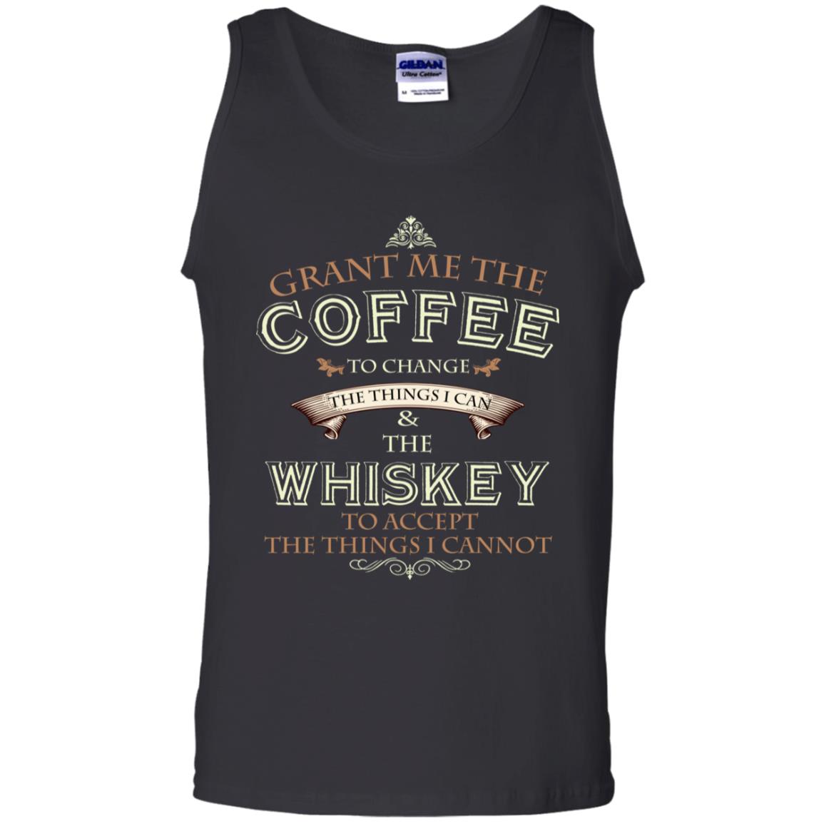 Grant Me The Coffee To Change The Things I Can Shirt Black