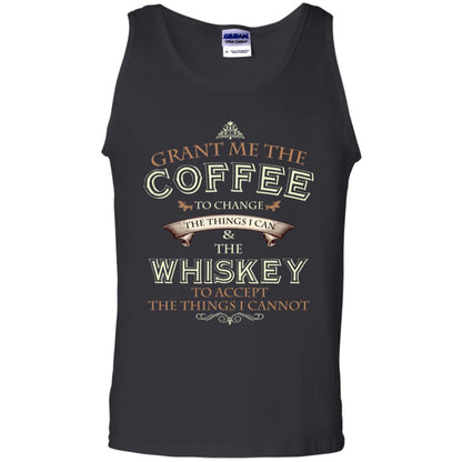 Grant Me The Coffee To Change The Things I Can Shirt Black