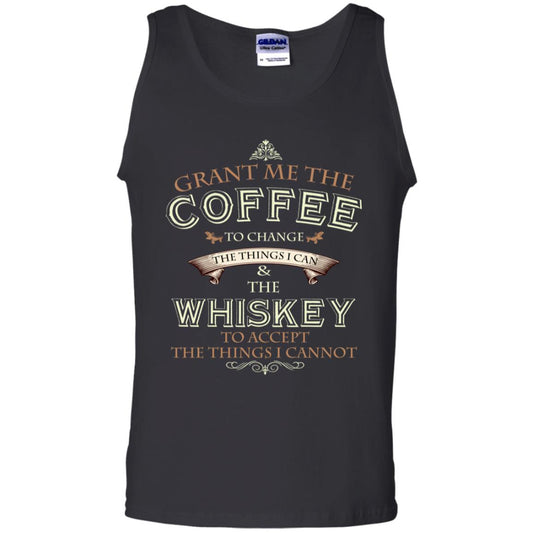 Grant Me The Coffee To Change The Things I Can Shirt Black