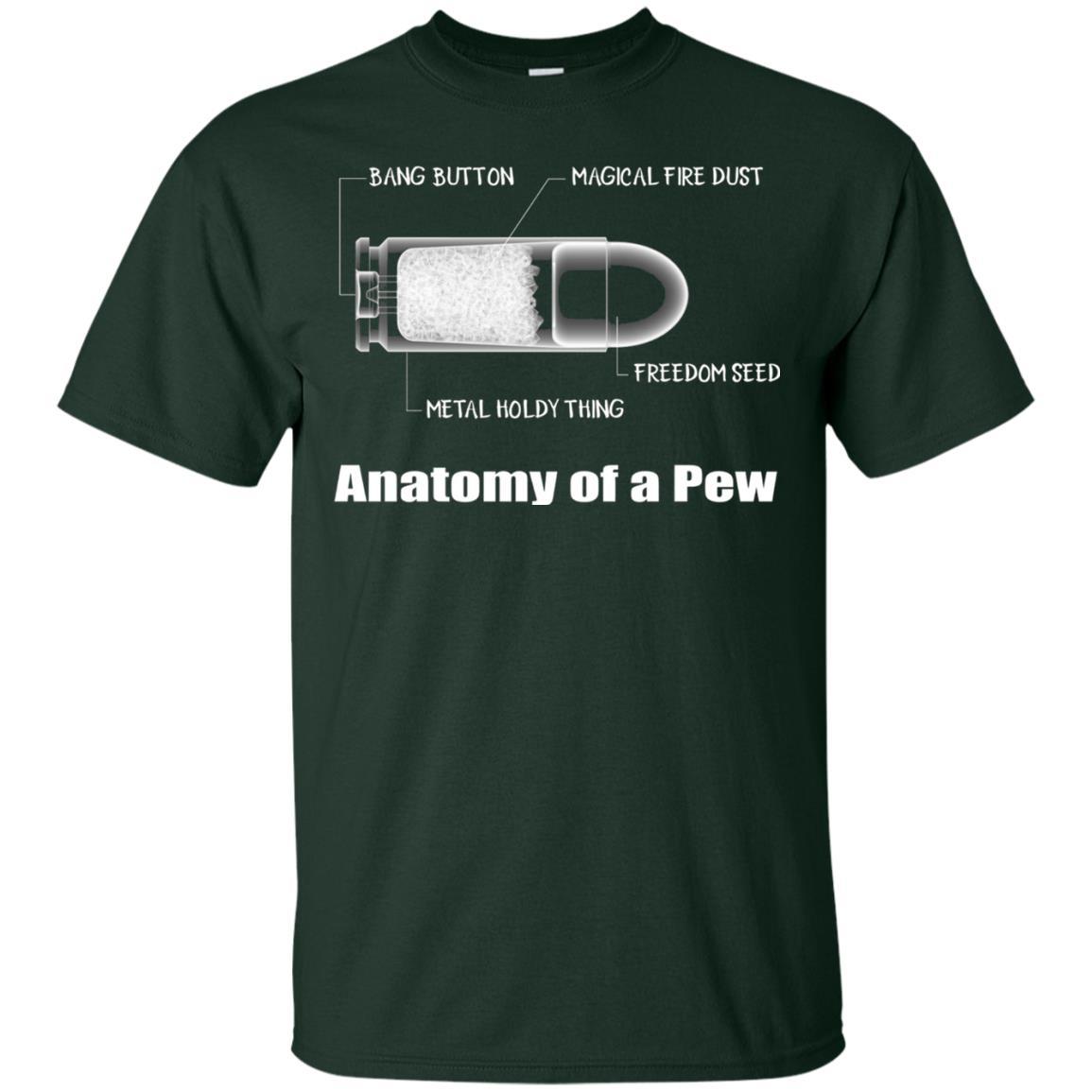 Bullet T-shirt The Anatomy Of A Pew Forest Green