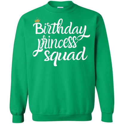 Birthday T-shirt Princess Squad Irish Green