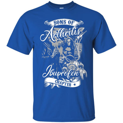 Sons Of Arthritis Ibupronfen Chapter Funny Motorcycle Shirt Royal