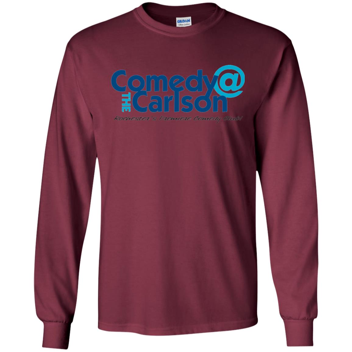 Comedy At The Carlson Rochester_s Premiere Comedy Club Shirt Maroon
