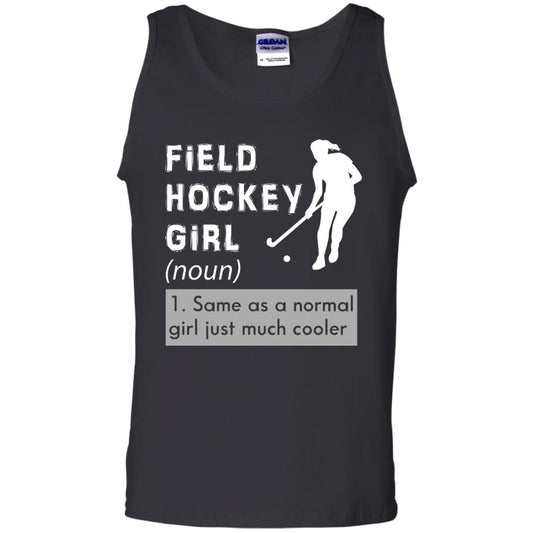 Field Hockey Girl Hockey Lover T-shirt Black