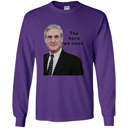 Fbi Director T-shirt The Hero We Need T-shirt Purple