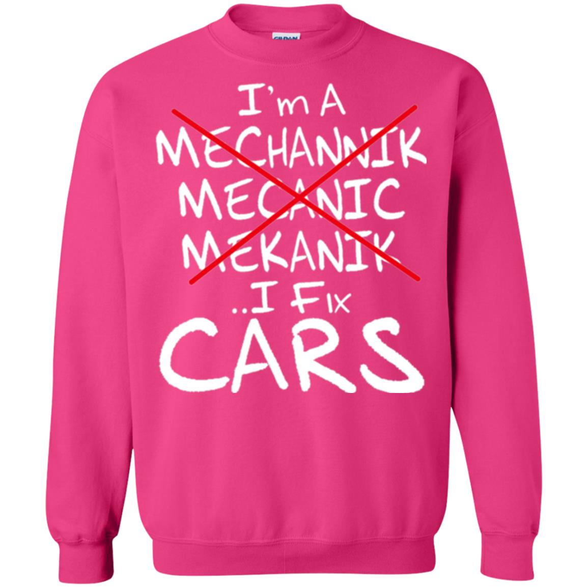 Mechanic T-shirt I Fix Cars Heliconia