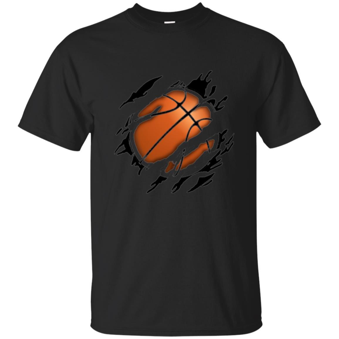 Basketball Lover T-shirt Basketball In Me Black