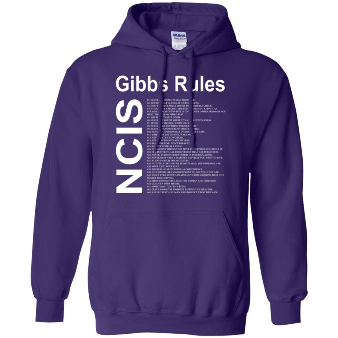Gibbs Rules T-shirt Purple