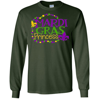 Mardi Gras Princess T-shirt Forest Green