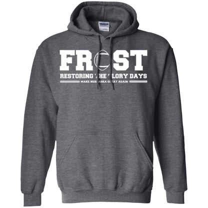 Football T-shirt Scott Frost 2018 Make Nebraska Dark Heather