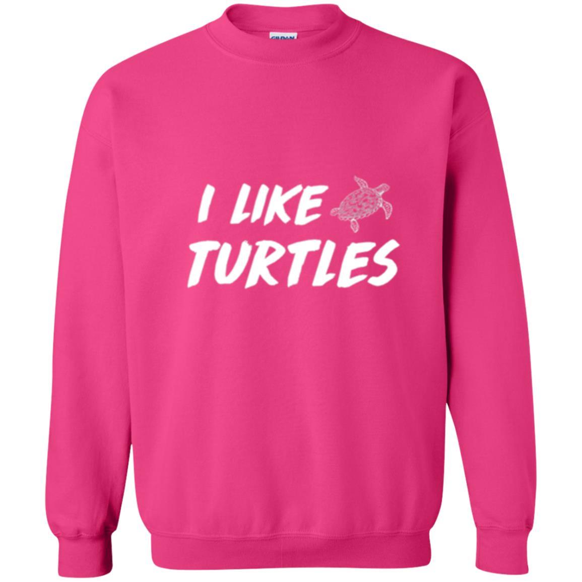 Turtle Lover T-shirt I Like Turtles Heliconia