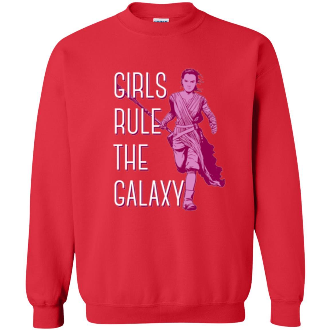 Film T-shirt Girls Rule The Galaxy T-shirt Red