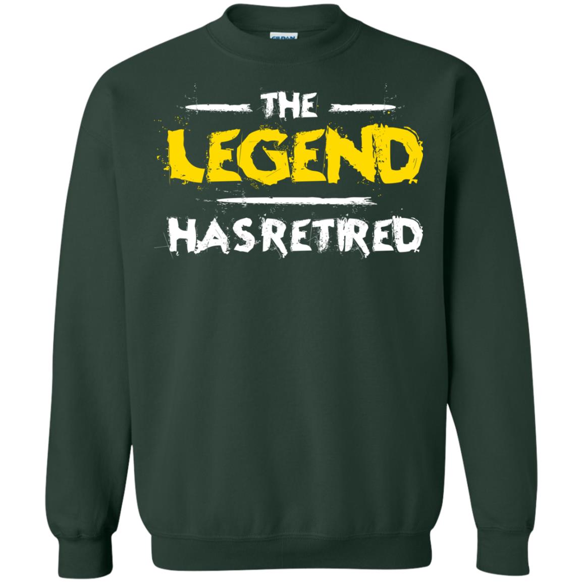 Retirement T-shirt The Legend Has Retired Forest Green