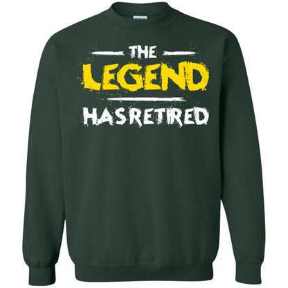 Retirement T-shirt The Legend Has Retired Forest Green