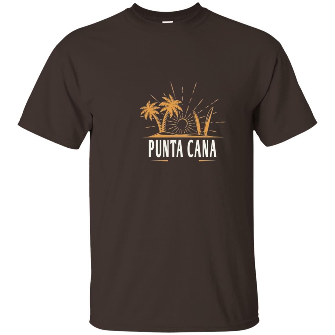 Punta Cana Vintage Beach T-shirt Dark Chocolate