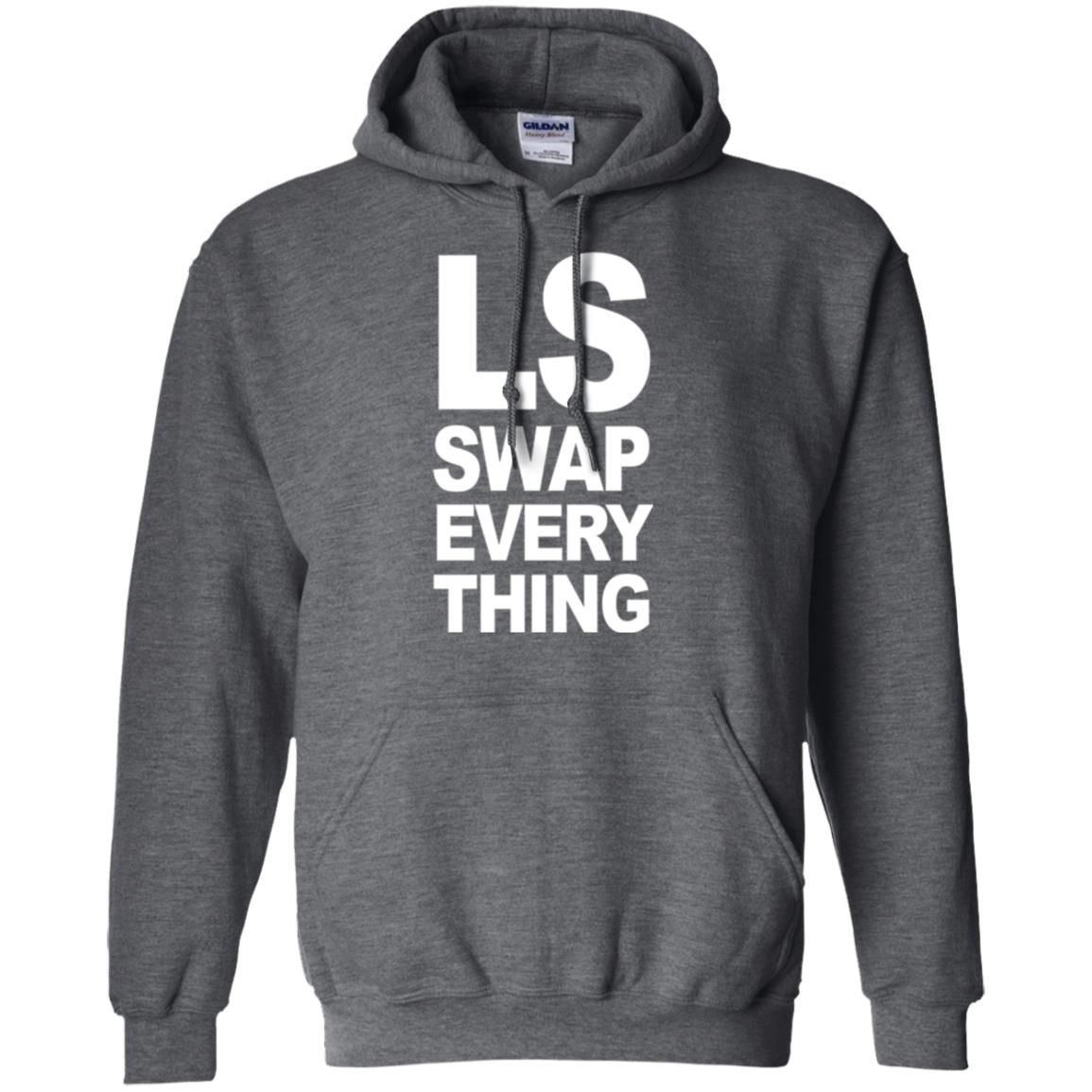 Trucker T-shirt Ls Swap Everything Dark Heather