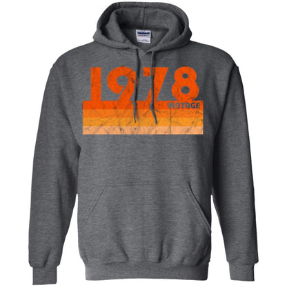 Vintage Retro 1978 T-shirt 40 Years Old Gift T-shirt Dark Heather