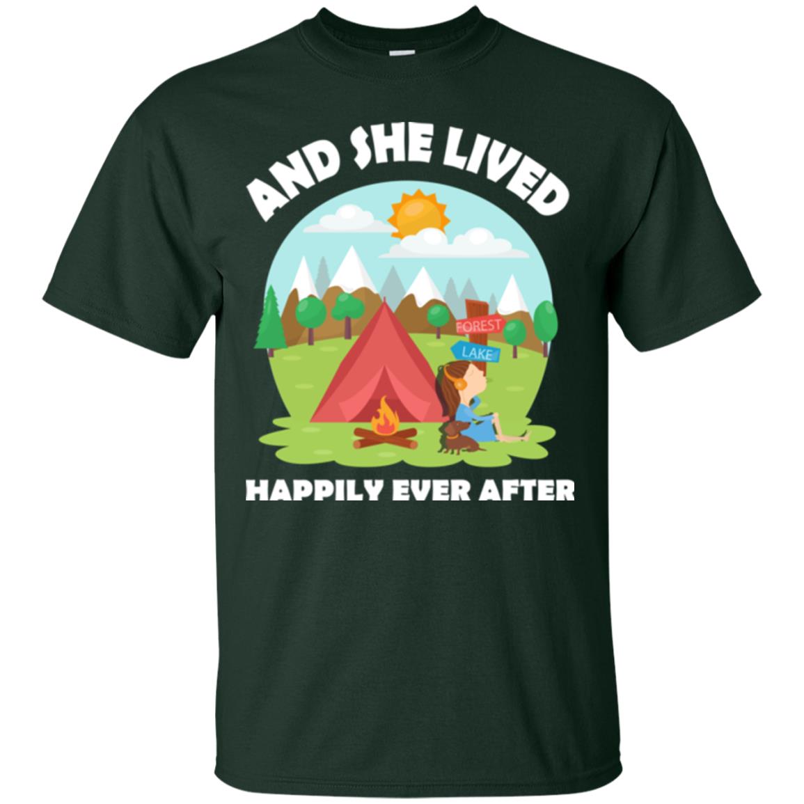 And She Lived Happily Ever After T-shirt Forest