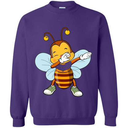 Dabbing Bee Dab Dancing Beekeeping Bee Lover T-shirt Purple
