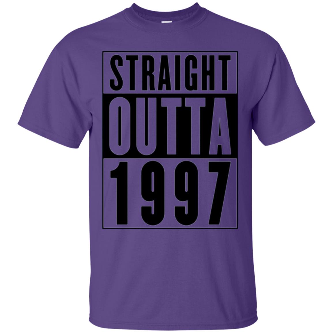 Straight Outta 1997 Cool 21st Birthday T-shirt Purple