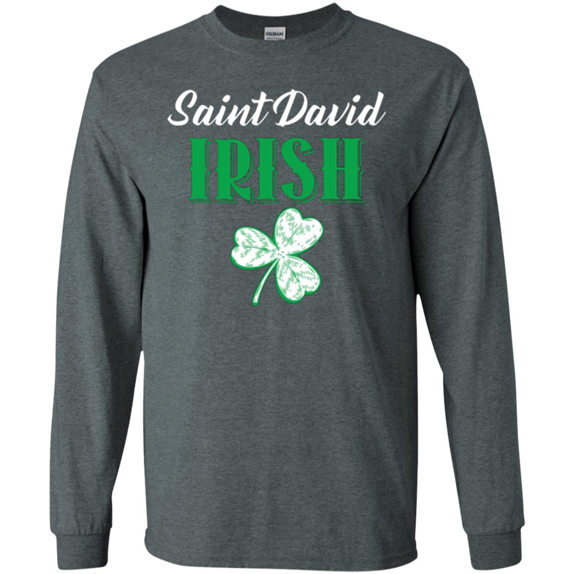 Saint Patrick's Day T-shirt Saint David Irish Dark Heather