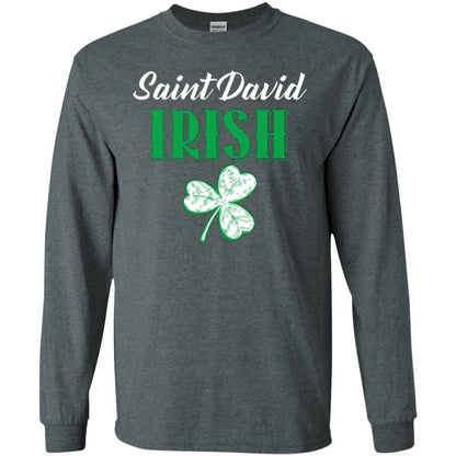 Saint Patrick's Day T-shirt Saint David Irish Dark Heather