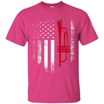 Trumpet Lovers T-shirt American Flag Heliconia