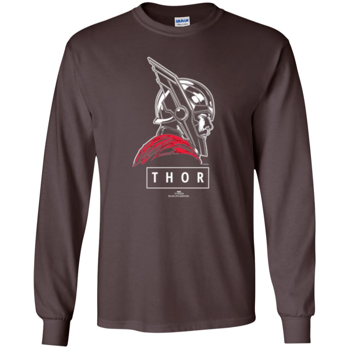 Marvel Thor Ragnarok God Of Tonal Street View T-shirt Dark Chocolate