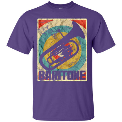 Vintage Baritone Horn T-shirt Purple