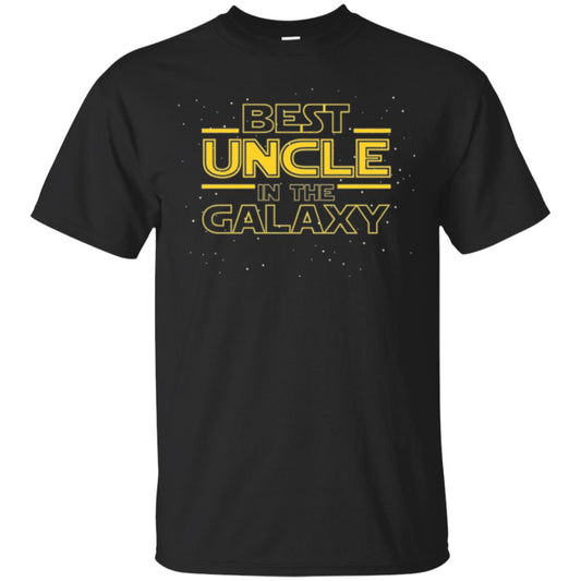 Uncle T-shirt Best Uncle In The Galaxyt-shirt Black